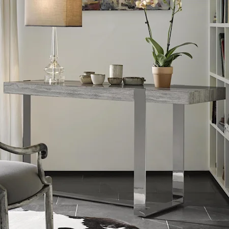 Talia Console with Metal Base